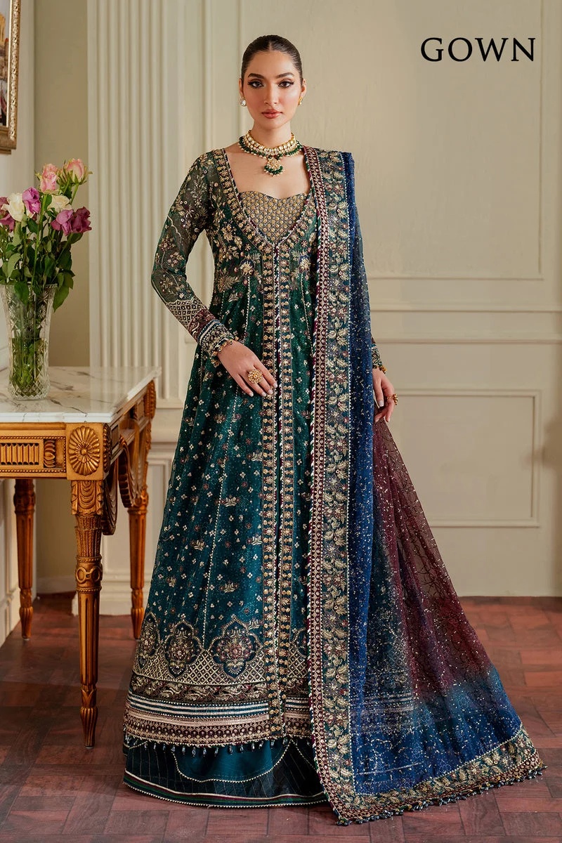 BAROQUE VALVETS pakistani fashion outfit with coordinated formal…